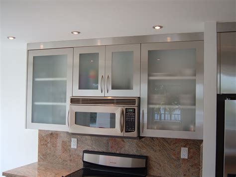 glass and stainless steel frame doors for kitchen cabinet|replacement cabinet doors with glass.